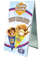 Stojatá A-tabulová reklama BUBBLE Waffles 100x50cm Stojatá A-tabulová reklama BUBBLE Waffles 100x50cm