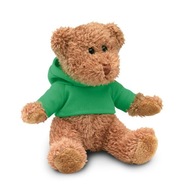 MASKOT MEDVEĎOV V MIKINE, zelená MASKOT MEDVEĎOV V MIKINE, zelená