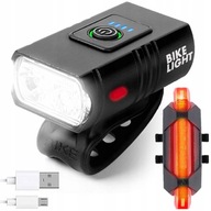 Lampa na bicykel 800lm predná a zadná BC-100 Lampa na bicykel 800lm predná a zadná BC-100