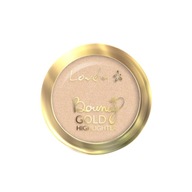 Lovely Bouncy Highlighter zvýrazňovač tváre Gold P1 Lovely Bouncy Highlighter zvýrazňovač tváre Gold P1