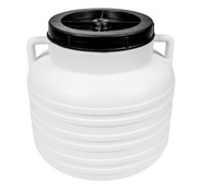 Fermentačný moriaci sud, biely, rúčky, 10l Fermentačný moriaci sud, biely, rúčky, 10l