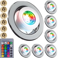 6x GU10 RGB LED OSVETLENIE S DIAĽKOVÝM OVLÁDANÍM 6x GU10 RGB LED OSVETLENIE S DIAĽKOVÝM OVLÁDANÍM