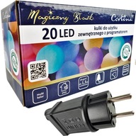 SVETLÁ NA VIANOČNÝ STROMČEK GULIČKY 20 LED FAREBNÉ 8 FUNKCIÍ VONKAJŠIE VIANOČNÝ VIANOČNÝ STROMČEK VIANOČNÝ STROMČEK SVETLÁ NA VIANOČNÝ STROMČEK GULIČKY 20 LED FAREBNÉ 8 FUNKCIÍ VONKAJŠIE VIANOČNÝ VIANOČNÝ STROMČEK VIANOČNÝ STROMČEK