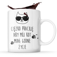DARČEK PRE MAČKU, VTIPNÝ HRNÍČEK PRE MAČKU S MAČIČKOU DARČEK PRE MAČKU, VTIPNÝ HRNÍČEK PRE MAČKU S MAČIČKOU