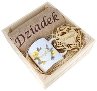 SKVELÝ DARČEK PRE DEDKA UTERÁK + KRABIČKA NA HRNKY SKVELÝ DARČEK PRE DEDKA UTERÁK + KRABIČKA NA HRNKY