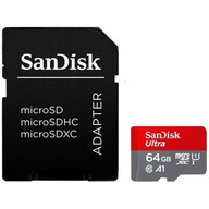 KARTA SANDISK Ultra 64GB 140MB/s microSDXC + SD