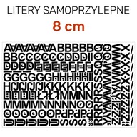 Samolepiace písmená 255 znakov - 8cm