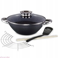 WOK PANVA, MRAMOROVÁ LIETA, PLYNOVÁ INDUKCIA, 26CM