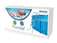 Kovový rebrík do bazénov 84 cm Bestway 58430