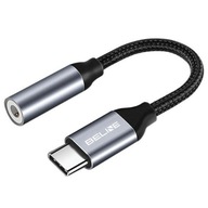 Adaptér Beline USB-C/Jack 3,5 mm sivý/sivý DAC Samsung/iPhone 15 Adaptér Beline USB-C/Jack 3,5 mm sivý/sivý DAC Samsung/iPhone 15