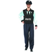 Kostým pre dospelých POLICEMAN hlinený policajt veľkosť 52