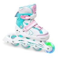 RAVEN Lia Mint nastaviteľné kolieskové korčule 27-30 LED koliesko RAVEN Lia Mint nastaviteľné kolieskové korčule 27-30 LED koliesko