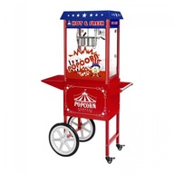 Stroj na popcorn s vozíkom 1600W ROYAL CATERING RCPW-16.1