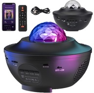 STARS PROJECTOR GULIČKOVÁ LED NOČNÁ LAMPA BLUETOOTH + DIAĽK STARS PROJECTOR GULIČKOVÁ LED NOČNÁ LAMPA BLUETOOTH + DIAĽK