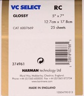 KENTMERE VC SELECT PAPER 12,7x17,8cm/25 1M lesklý KENTMERE VC SELECT PAPER 12,7x17,8cm/25 1M lesklý