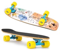 KLASICKÝ SKATEBOARD, VEĽKÝ, PEVNÝ, PROFILOVANÝ, 9 VRSTEV