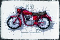 Ozdobná plaketa plechový motor Junák 1959 Ozdobná plaketa plechový motor Junák 1959