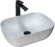 LIVIA GREY UMÝVADLO GREY MARBLE REA LIVIA GREY UMÝVADLO GREY MARBLE REA