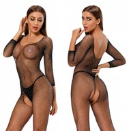 S DIEROU súprava erotického spodného prádla bodystocking S DIEROU súprava erotického spodného prádla bodystocking