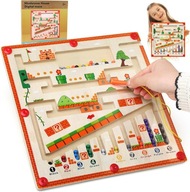 MONTESSORI MAGNETICKÁ DOSKA MOZAIKA VZDELÁVACIE DREVENÉ HÁDANKY MONTESSORI MAGNETICKÁ DOSKA MOZAIKA VZDELÁVACIE DREVENÉ HÁDANKY