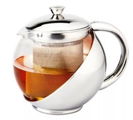 Sklenený džbán s infuzérom, 750 ml, strieborný Sklenený džbán s infuzérom, 750 ml, strieborný