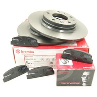 BREMBO ZADNÉ KOTOUČE + DESTIČKY PRE MAZDA 6 280MM