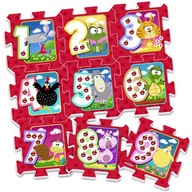 Penová puzzle podložka Animals Numbers ZA3147 Penová puzzle podložka Animals Numbers ZA3147