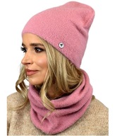 Dámsky zimný set Alpaca HAT SKIRT poľského výrobcu Pink AL1