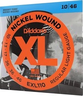 D'Addario EXL110 elektrické struny 10-46 D'Addario EXL110 elektrické struny 10-46