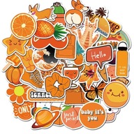 ORANŽOVÝ MIX SADA VODEODOLNÝCH NÁLEPOK 50 ks ORANŽOVÝ MIX SADA VODEODOLNÝCH NÁLEPOK 50 ks