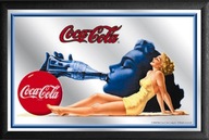 Coca-Cola pin up girl Barové zrkadlo 20X30 cm