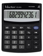 KANCELÁRSKA KALKULAČKA VECTOROVÁ VC810 ČIERNA 10 POZÍCIÍ KANCELÁRSKA KALKULAČKA VECTOROVÁ VC810 ČIERNA 10 POZÍCIÍ