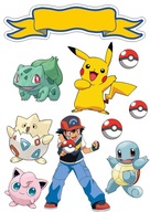 POKEMON SUGAR PRINT na tortu POKEMON SUGAR PRINT na tortu