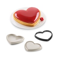 FORMA na pečenie tort, krúžok SRDCE, silikón FORMA na pečenie tort, krúžok SRDCE, silikón