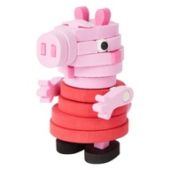 Sambro 3D pena PUZZLE PEPPA PIG 34 prvkov Sambro 3D pena PUZZLE PEPPA PIG 34 prvkov