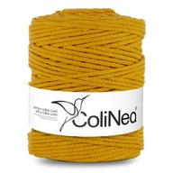 Colinea String sa preplietla pre makramu 100% bavlnu, 5 mm 200 m, horčica Colinea String sa preplietla pre makramu 100% bavlnu, 5 mm 200 m, horčica