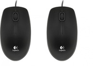 Káblová myš Logitech B100, optický senzor x2 Káblová myš Logitech B100, optický senzor x2