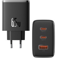 Baseus USB-C USB 65W nástenná nabíjačka pre smartfón, notebook, tablet Baseus USB-C USB 65W nástenná nabíjačka pre smartfón, notebook, tablet