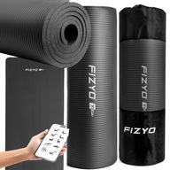 PODLOŽKA NA GYMNASTICKÉ CVIČENIE PODLOŽKA NA JOGA KICKBOXING PILATES, ČIERNA XXL PODLOŽKA NA GYMNASTICKÉ CVIČENIE PODLOŽKA NA JOGA KICKBOXING PILATES, ČIERNA XXL