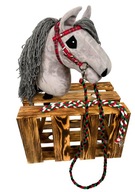 Westernová vianočná uzdečka s dvoma popruhmi - hobby kôň