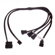 Gelidový rozbočovač 4x 4pin PWM + Molex CA-PWM-03 Gelidový rozbočovač 4x 4pin PWM + Molex CA-PWM-03