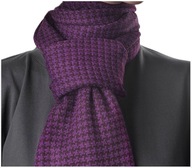 Dámsky šál PURPLE Houndstooth Kurza Foot af13 Dámsky šál PURPLE Houndstooth Kurza Foot af13