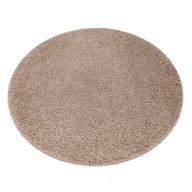 Guľatý koberec Shaggy, béžová/latte, kruh 120 cm Guľatý koberec Shaggy, béžová/latte, kruh 120 cm