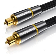 Wozinsky optický kábel audio kábel digitálne optické vlákno Toslink SPDIF 3m Wozinsky optický kábel audio kábel digitálne optické vlákno Toslink SPDIF 3m