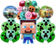 VEĽKÁ SADA BALÓNOV NA MINECRAFT STEVE'S BIRTHDAY 35 ks VEĽKÁ SADA BALÓNOV NA MINECRAFT STEVE'S BIRTHDAY 35 ks