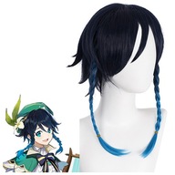 Cosplay WIG Genshin Impact Venti anime cosplay Cosplay WIG Genshin Impact Venti anime cosplay