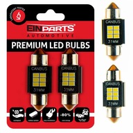 RETROFITNÁ LED ŽIAROVKA C5W C10W TRUBKA 31MM SV8,5-8 6000K 12V STUDENÁ BIELA RETROFITNÁ LED ŽIAROVKA C5W C10W TRUBKA 31MM SV8,5-8 6000K 12V STUDENÁ BIELA