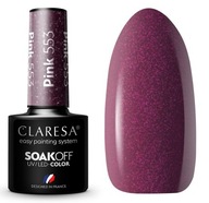 CLARESA UV/LED HYBRID POLISH PINK 553 CLARESA UV/LED HYBRID POLISH PINK 553