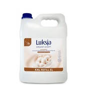 LUKSJA TEKUTÉ MYDLO NA RUKY, KRÉMOVÉ, XXL BAVLNA 5L S PROVITAMÍNOM B5 LUKSJA TEKUTÉ MYDLO NA RUKY, KRÉMOVÉ, XXL BAVLNA 5L S PROVITAMÍNOM B5