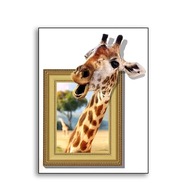 Fototapeta 3D zvieratká Žirafa úsmev 11XL